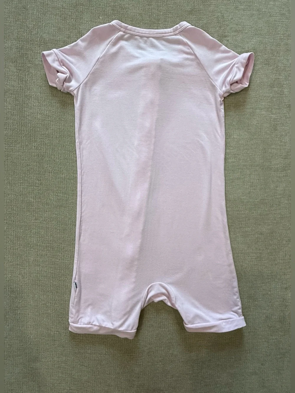 Little Sleepies Soft Pink Shorty Zippy 18-24 Months